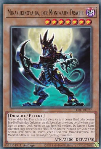 LEDE-DE027 - Mizkazukinoyaiba, der Mondzahn-Drache - Common - 1. Auflage - Deutsch - Legacy of Destruction - mit LMS Trading Fieldcenter-Karte Yugioh LEDE-DE027 - Mizkazukinoyaiba, der Mondzahn-Drache - Common - 1. Auflage - Deutsch - Legacy of Destruction - mit LMS Trading Fieldcenter-Karte Yugioh von LMS Trading