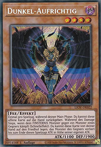 LIOV-DE022 - Dunkel-Aufrichtig - Secret Rare - 1. Auflage - Deutsch - Lightning Overdrive - mit LMS Trading Fieldcenter-Karte Yugioh LIOV-DE022 - Dunkel-Aufrichtig - Secret Rare - 1. Auflage - Deutsch - Lightning Overdrive - mit LMS Trading Fieldcenter-Karte Yugioh von LMS Trading