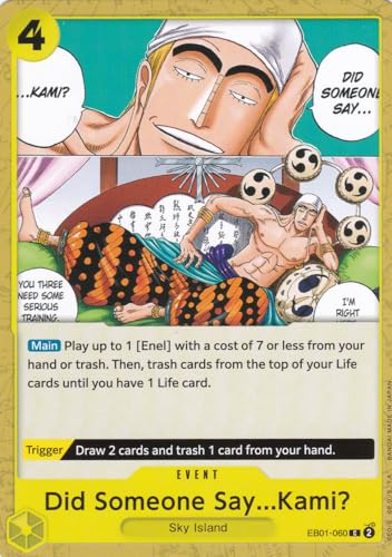 LMS Trading Did Someone Say...Kami? (EB01-060) - Common - Memorial Collection - One Piece Card Game - Einzelkarte Grußkarte von LMS Trading
