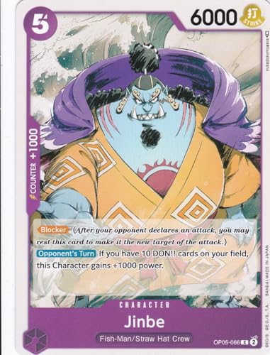 LMS Trading Jinbe (OP05-066) - Common - Awakening of The New - One Piece Card Game - Einzelkarte Grußkarte von LMS Trading