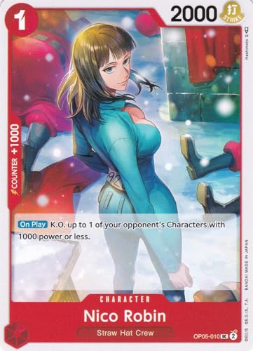 LMS Trading Nico Robin (OP05-010) - Uncommon - Awakening of The New - One Piece Card Game - Einzelkarte Grußkarte von LMS Trading