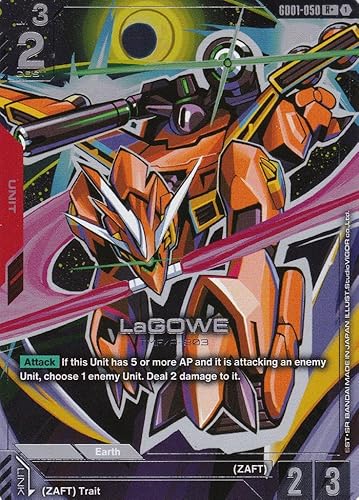 LaGOWE TMF/A-803 (Alt. Art) - GD01-050 - Rare - Newtype Rising - Gundam TCG - Einzelkarte - Offiziell - Anime - mit LMS-Trading Karte von LMS Trading