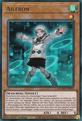 MAMA-DE002 - Aileron - Ultra Rare - 1. Auflage - Deutsch - Magnificent Mavens - mit LMS Trading Fieldcenter-Karte Yugioh von LMS Trading