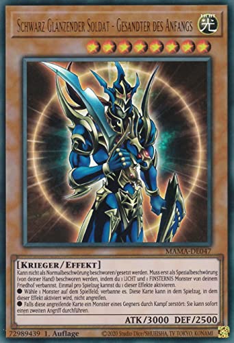 MAMA-DE047 - Schwarz Glänzender Soldat - Gesandter des Anfangs - Ultra Rare - 1. Auflage - Deutsch - Magnificent Mavens - mit LMS Trading Fieldcenter-Karte Yugioh MAMA-DE047 - Schwarz Glänzender Soldat - Gesandter des Anfangs - Ultra Rare - 1. Auflage - Deutsch - Magnificent Mavens - mit LMS Trading Fieldcenter-Karte Yugioh von LMS Trading