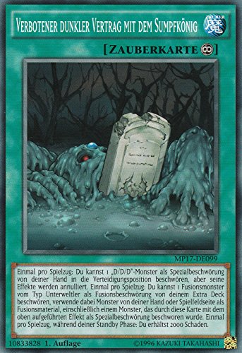 MP17-DE099 - Verbotener dunkler Vertrag mit dem Sumpfkönig - Common - 1. Auflage - DEUTSCH - 2017 Mega-Tin Mega Pack - mit LMS Trading Fieldcenter-Karte Yugioh MP17-DE099 - Verbotener dunkler Vertrag mit dem Sumpfkönig - Common - 1. Auflage - DEUTSCH - 2017 Mega-Tin Mega Pack - mit LMS Trading Fieldcenter-Karte Yugioh von LMS Trading