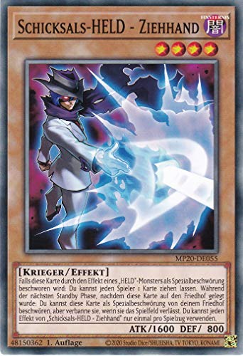 MP20-DE055 - Schicksals-HELD - Ziehhand - Common - Reprint - Deutsch - 2020 Tin of Lost Memories Mega Pack - mit LMS Trading Fieldcenter-Karte Yugioh MP20-DE055 - Schicksals-HELD - Ziehhand - Common - Reprint - Deutsch - 2020 Tin of Lost Memories Mega Pack - mit LMS Trading Fieldcenter-Karte Yugioh von LMS Trading