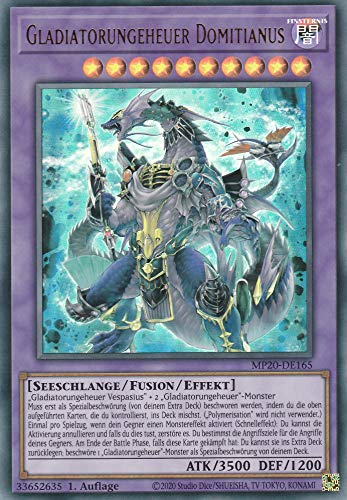 MP20-DE165 - Gladiatorungeheuer Domitianus - Ultra Rare - Reprint - Deutsch - 2020 Tin of Lost Memories Mega Pack - mit LMS Trading Fieldcenter-Karte Yugioh MP20-DE165 - Gladiatorungeheuer Domitianus - Ultra Rare - Reprint - Deutsch - 2020 Tin of Lost Memories Mega Pack - mit LMS Trading Fieldcenter-Karte Yugioh von LMS Trading
