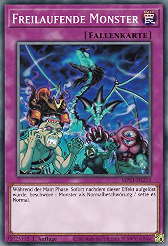 MP21-DE215 - Freilaufende Monster - Common - Reprint - Deutsch - Megatin 2021 - mit LMS Trading Fieldcenter-Karte Yugioh MP21-DE215 - Freilaufende Monster - Common - Reprint - Deutsch - Megatin 2021 - mit LMS Trading Fieldcenter-Karte Yugioh von LMS Trading