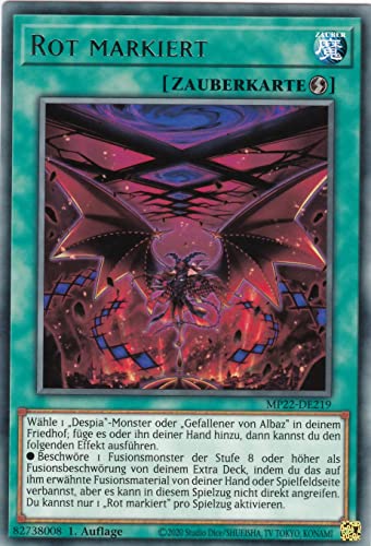 MP22-DE219 - Rot markiert - Rare - 1. Auflage - Deutsch - Mega Tin 2022 - mit LMS Trading Fieldcenter-Karte Yugioh MP22-DE219 - Rot markiert - Rare - 1. Auflage - Deutsch - Mega Tin 2022 - mit LMS Trading Fieldcenter-Karte Yugioh von LMS Trading