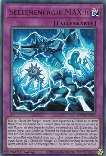 MP22-DE272 - Seelenenergie MAX!!! - Ultra Rare - 1. Auflage - Deutsch - Mega Tin 2022 - mit LMS Trading Fieldcenter-Karte Yugioh MP22-DE272 - Seelenenergie MAX!!! - Ultra Rare - 1. Auflage - Deutsch - Mega Tin 2022 - mit LMS Trading Fieldcenter-Karte Yugioh von LMS Trading
