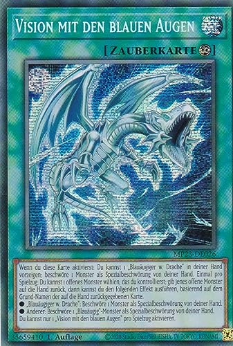 MP23-DE026 - Vision mit den blauen Augen - Secret Rare - Deutsch - 1. Auflage - 25th Anniversary Tin: Dueling Heroes Mega Pack Einzelkarten - mit LMS Trading Fieldcenter-Karte MP23-DE026 - Vision mit den blauen Augen - Secret Rare - Deutsch - 1. Auflage - 25th Anniversary Tin: Dueling Heroes Mega Pack Einzelkarten - mit LMS Trading Fieldcenter-Karte von LMS Trading