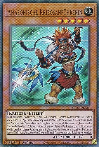 MP23-DE221 - Amazonische Kriegsanführerin - Ultra Rare - Deutsch - 1. Auflage - 25th Anniversary Tin: Dueling Heroes Mega Pack Einzelkarten - mit LMS Trading Fieldcenter-Karte MP23-DE221 - Amazonische Kriegsanführerin - Ultra Rare - Deutsch - 1. Auflage - 25th Anniversary Tin: Dueling Heroes Mega Pack Einzelkarten - mit LMS Trading Fieldcenter-Karte von LMS Trading