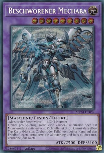 MP24-DE059 - Beschworener Mechaba - Secret Rare - Deutsch - 1. Auflage - 25th Anniversary Tin: Dueling Mirrores - mit LMS Trading Fieldcenter-Karte Yugioh MP24-DE059 - Beschworener Mechaba - Secret Rare - Deutsch - 1. Auflage - 25th Anniversary Tin: Dueling Mirrores - mit LMS Trading Fieldcenter-Karte Yugioh von LMS Trading