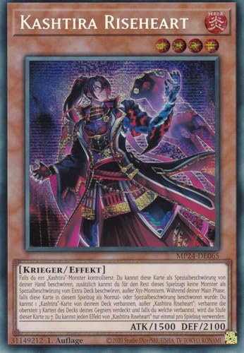 MP24-DE065 - Kashtira Riseheart - Secret Rare - Deutsch - 1. Auflage - 25th Anniversary Tin: Dueling Mirrores - mit LMS Trading Fieldcenter-Karte Yugioh MP24-DE065 - Kashtira Riseheart - Secret Rare - Deutsch - 1. Auflage - 25th Anniversary Tin: Dueling Mirrores - mit LMS Trading Fieldcenter-Karte Yugioh von LMS Trading