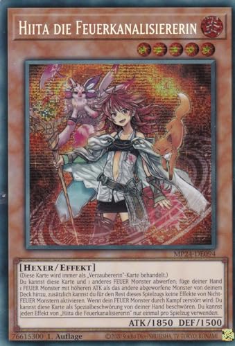 MP24-DE094 - Hiita die Feuerkanalisiererin - Secret Rare - Deutsch - 1. Auflage - 25th Anniversary Tin: Dueling Mirrores - mit LMS Trading Fieldcenter-Karte Yugioh MP24-DE094 - Hiita die Feuerkanalisiererin - Secret Rare - Deutsch - 1. Auflage - 25th Anniversary Tin: Dueling Mirrores - mit LMS Trading Fieldcenter-Karte Yugioh von LMS Trading