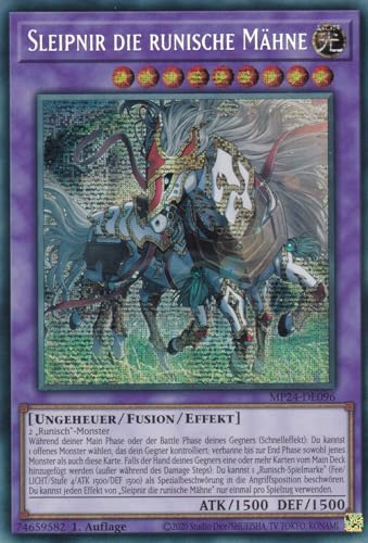 MP24-DE096 - Sleipnir die runische Mähne - Secret Rare - Deutsch - 1. Auflage - 25th Anniversary Tin: Dueling Mirrores - mit LMS Trading Fieldcenter-Karte Yugioh von LMS Trading