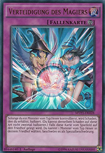 MVP1-DE028 - Verteidigung des Magiers - Ultra Rare - Deutsch - The Dark Side of Dimensions Movie Pack - mit LMS Trading Fieldcenter-Karte Yugioh MVP1-DE028 - Verteidigung des Magiers - Ultra Rare - Deutsch - The Dark Side of Dimensions Movie Pack - mit LMS Trading Fieldcenter-Karte Yugioh von LMS Trading
