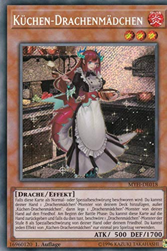 MYFI-DE018 - Küchen – Drachenmädchen - Secret Rare - 1. Auflage - Deutsch - Mystic Fighters - mit LMS Trading Fieldcenter-Karte Yugioh MYFI-DE018 - Küchen – Drachenmädchen - Secret Rare - 1. Auflage - Deutsch - Mystic Fighters - mit LMS Trading Fieldcenter-Karte Yugioh von LMS Trading