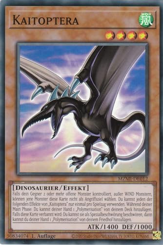 MZMI-DE012 - Kaitoptera - Super Rare - 1. Auflage - Super Rare - Maze of Millennia - mit LMS Trading Fieldcenter-Karte Yugioh MZMI-DE012 - Kaitoptera - Super Rare - 1. Auflage - Super Rare - Maze of Millennia - mit LMS Trading Fieldcenter-Karte Yugioh von LMS Trading