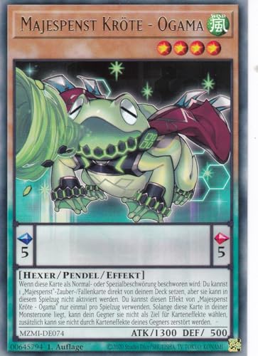 MZMI-DE074 - Majespenst Kröte - Ogama - Rare - 1. Auflage - Rare - Maze of Millennia - mit LMS Trading Fieldcenter-Karte Yugioh MZMI-DE074 - Majespenst Kröte - Ogama - Rare - 1. Auflage - Rare - Maze of Millennia - mit LMS Trading Fieldcenter-Karte Yugioh von LMS Trading