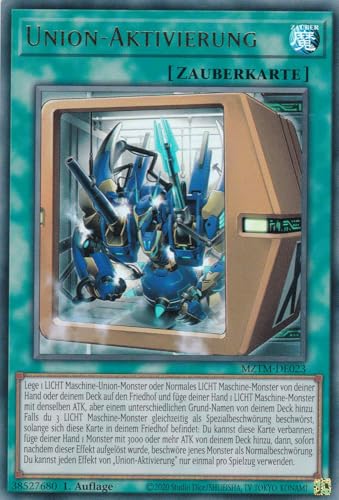 MZTM-DE023 - Union Aktivierung - Ultra Rare - Deutsch - 1. Auflage - Maze of The Master - mit LMS Trading Fieldcenter-Karte Yugioh von LMS Trading