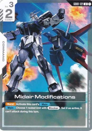 Midair Modifications - GD01-121 - Uncommon - Newtype Rising - Gundam TCG - Einzelkarte - Offiziell - Anime - mit LMS-Trading Karte Midair Modifications - GD01-121 - Uncommon - Newtype Rising - Gundam TCG - Einzelkarte - Offiziell - Anime - mit LMS-Trading Karte von LMS Trading