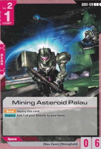 Mining Asteroid Palau - GD01-128 - Common - Newtype Rising - Gundam TCG - Einzelkarte - Offiziell - Anime - mit LMS-Trading Karte Mining Asteroid Palau - GD01-128 - Common - Newtype Rising - Gundam TCG - Einzelkarte - Offiziell - Anime - mit LMS-Trading Karte von LMS Trading
