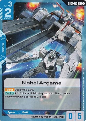 Nahel Argame - GD01-123 - Uncommon - Newtype Rising - Gundam TCG - Einzelkarte - Offiziell - Anime - mit LMS-Trading Karte Nahel Argame - GD01-123 - Uncommon - Newtype Rising - Gundam TCG - Einzelkarte - Offiziell - Anime - mit LMS-Trading Karte von LMS Trading