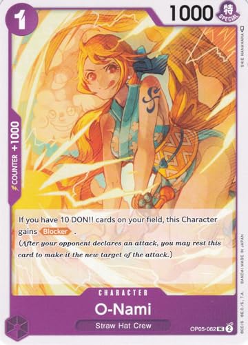 O-Nami (OP05-062) - Uncommon - Awakening of The New - One Piece Card Game - Einzelkarte - mit LMS Trading Grußkarte von LMS Trading