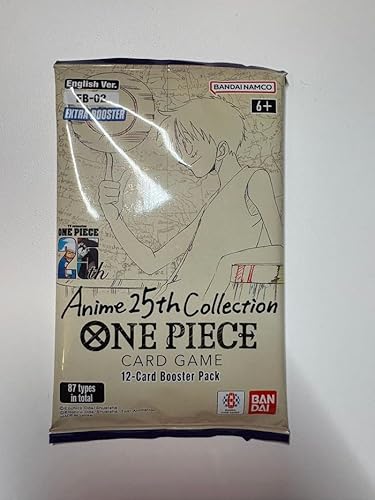 One Piece Card Game - Anime 25th Collection (EB02) - Booster Pack - Englisch - mit LMS Trading Grußkarte von LMS Trading