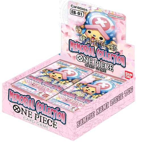 One Piece Card Game - Memorial Collection - EB01 - Display (24 Booster Packs) - Englisch - Originalverpackt mit LMS Trading Grußkarte von LMS Trading