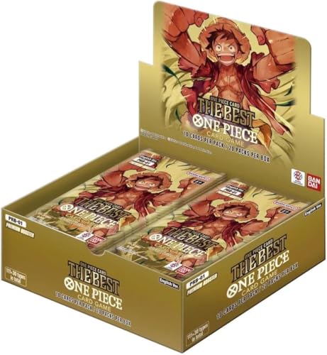 LMS Trading One Piece Card Game - The Best (PRB1) - Premium Booster Box - Display (20 Booster Packs) - Englisch - Originalverpackt Grußkarte von LMS Trading