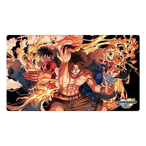 One Piece Card Game - Special Goods Set -Ace - Sabo - Luffy - Spielmatte mit Deckbox - Zubehör - Originalverpackt - mit LMS Trading Grußkarte von LMS Trading