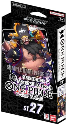 One Piece Card Game - Starter Deck - Marshall.D.Teach - ST27 - Englisch - PRE Order - mit LMS Trading Grußkarte One Piece Card Game - Starter Deck - Marshall.D.Teach - ST27 - Englisch - PRE Order - mit LMS Trading Grußkarte von LMS Trading