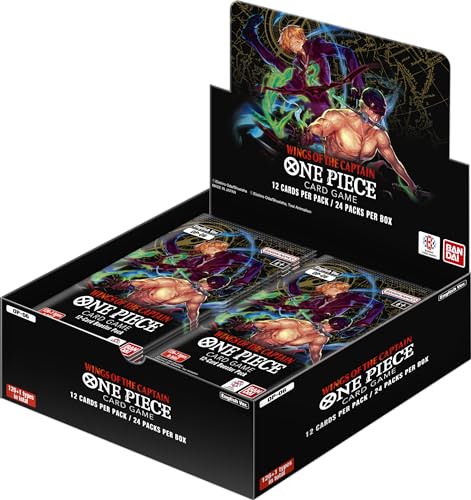 One Piece Trading Card Game - Wings of The Captain (OP06) - Display (24 Booster Packs) - ENGLISCH - Originalverpackt mit LMS Trading Grußkarte von LMS Trading