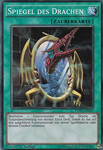 PEVO-DE039 - Spiegel des Drachen - Super Rare - 1. Auflage - DEUTSCH - Pendulum Evolution - mit LMS Trading Fieldcenter-Karte Yugioh von LMS Trading