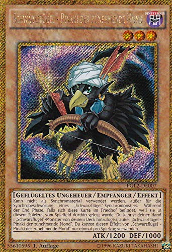 PGL2-DE007 - Schwarzflügel - Pinaki der zunehmende Mond - Gold Secret Rare - Deutsch - Premium Gold 2 - mit LMS Trading Fieldcenter-Karte Yugioh PGL2-DE007 - Schwarzflügel - Pinaki der zunehmende Mond - Gold Secret Rare - Deutsch - Premium Gold 2 - mit LMS Trading Fieldcenter-Karte Yugioh von LMS Trading