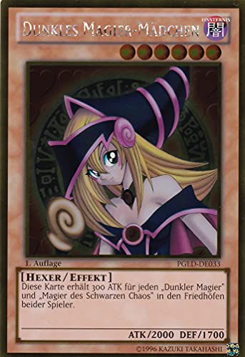 PGLD-DE033 - Dunkles Magier-Mädchen - Gold Rare - Deutsch - Premium Gold - mit LMS Trading Fieldcenter-Karte Yugioh PGLD-DE033 - Dunkles Magier-Mädchen - Gold Rare - Deutsch - Premium Gold - mit LMS Trading Fieldcenter-Karte Yugioh von LMS Trading