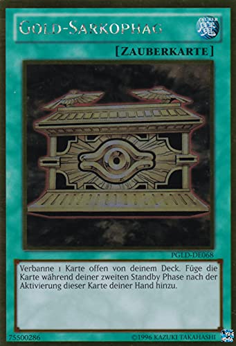 PGLD-DE068 - Gold-Sarkophag - Gold Rare - Deutsch - Premium Gold - mit LMS Trading Fieldcenter-Karte Yugioh PGLD-DE068 - Gold-Sarkophag - Gold Rare - Deutsch - Premium Gold - mit LMS Trading Fieldcenter-Karte Yugioh von LMS Trading