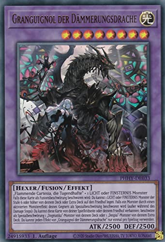 PHHY-DE033 - Granguignol der Dämmerungsdrache - Ultra Rare - 1. Auflage - Deutsch - Photon Hypernova - mit LMS Trading Fieldcenter-Karte Yugioh PHHY-DE033 - Granguignol der Dämmerungsdrache - Ultra Rare - 1. Auflage - Deutsch - Photon Hypernova - mit LMS Trading Fieldcenter-Karte Yugioh von LMS Trading