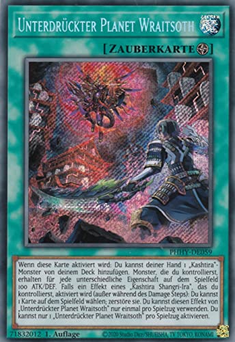 PHHY-DE059 - Unterdrückter Planet Wraitsoth - Secret Rare - 1. Auflage - Deutsch - Photon Hypernova - mit LMS Trading Fieldcenter-Karte Yugioh PHHY-DE059 - Unterdrückter Planet Wraitsoth - Secret Rare - 1. Auflage - Deutsch - Photon Hypernova - mit LMS Trading Fieldcenter-Karte Yugioh von LMS Trading