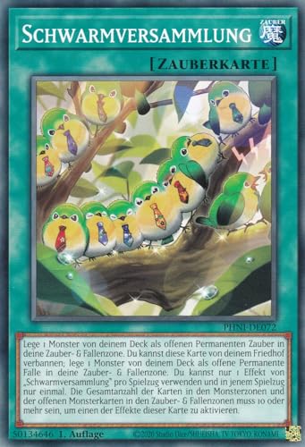 PHNI-DE072 - Schwarmversammlung - Common - 1. Auflage - DEUTSCH - Phantom Nightmare - mit LMS Trading Fieldcenter-Karte Yugioh PHNI-DE072 - Schwarmversammlung - Common - 1. Auflage - DEUTSCH - Phantom Nightmare - mit LMS Trading Fieldcenter-Karte Yugioh von LMS Trading
