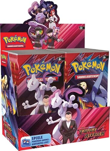 PKM - Ewige Rivalen - Display (36 Booster Packs) - Deutsch - Originalverpackt - Karmesin & Purpur (KP10) - mit LMS Trading Grußkarte von LMS Trading