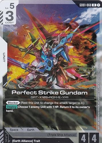 Perfect Strike Gundam GAT-X105+AQM/E-YM1 - GD01-068 - Rare - Newtype Rising - Gundam TCG - Einzelkarte - Offiziell - Anime - mit LMS-Trading Karte Perfect Strike Gundam GAT-X105+AQM/E-YM1 - GD01-068 - Rare - Newtype Rising - Gundam TCG - Einzelkarte - Offiziell - Anime - mit LMS-Trading Karte von LMS Trading