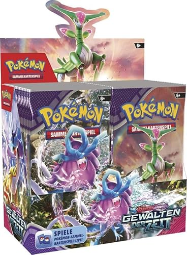 Pokemon - Kasemir & Purpur - Gewalten der Zeit - Display (36 Booster Packs) - Deutsch - Originalverpackt mit LMS Trading Grußkarte von LMS Trading
