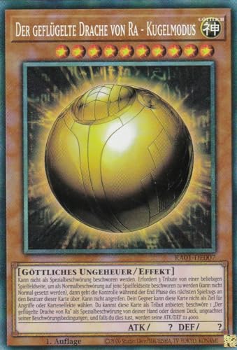 RA01-DE007 - Der geflügelte Drache von Ra - Kugelmodus - Collectors Rare - 1. Auflage - DEUTSCH - 25th Anniversary Rarity Collection - mit LMS Trading Fieldcenter-Karte Yugioh RA01-DE007 - Der geflügelte Drache von Ra - Kugelmodus - Collectors Rare - 1. Auflage - DEUTSCH - 25th Anniversary Rarity Collection - mit LMS Trading Fieldcenter-Karte Yugioh von LMS Trading