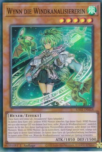 RA01-DE018 - Wynn die Windkanalisiererin - Super Rare - 1. Auflage - DEUTSCH - 25th Anniversary Rarity Collection - mit LMS Trading Fieldcenter-Karte Yugioh RA01-DE018 - Wynn die Windkanalisiererin - Super Rare - 1. Auflage - DEUTSCH - 25th Anniversary Rarity Collection - mit LMS Trading Fieldcenter-Karte Yugioh von LMS Trading