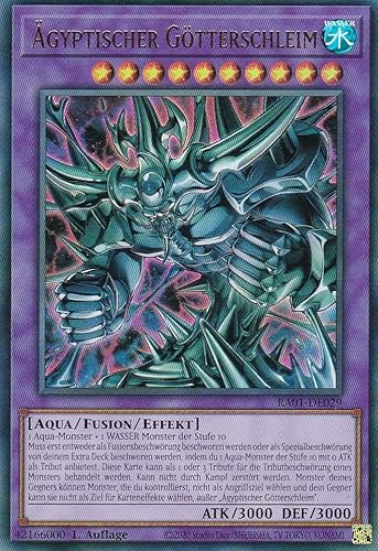 RA01-DE029 - Ägyptischer Götterschleim - Ultra Rare - 1. Auflage - DEUTSCH - 25th Anniversary Rarity Collection - mit LMS Trading Fieldcenter-Karte Yugioh RA01-DE029 - Ägyptischer Götterschleim - Ultra Rare - 1. Auflage - DEUTSCH - 25th Anniversary Rarity Collection - mit LMS Trading Fieldcenter-Karte Yugioh von LMS Trading