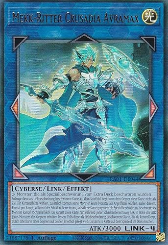 RA01-DE044 - Mekk-Ritter Crusadia Avramax - Ultra Rare - 1. Auflage - DEUTSCH - 25th Anniversary Rarity Collection - mit LMS Trading Fieldcenter-Karte Yugioh RA01-DE044 - Mekk-Ritter Crusadia Avramax - Ultra Rare - 1. Auflage - DEUTSCH - 25th Anniversary Rarity Collection - mit LMS Trading Fieldcenter-Karte Yugioh von LMS Trading