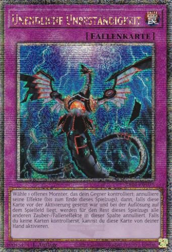RA01-DE075 - Unendliche Unbeständigkeit - Quarter Century Secret Rare - 1. Auflage - DEUTSCH - 25th Anniversary Rarity Collection - mit LMS Trading Fieldcenter-Karte Yugioh von LMS Trading